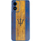 Barbados Flag Dark Wood Moto G Play 4G (2024) Skin